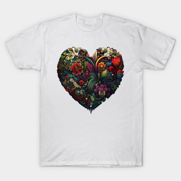 Heart of Love T-Shirt by Stupid Coffee Designs